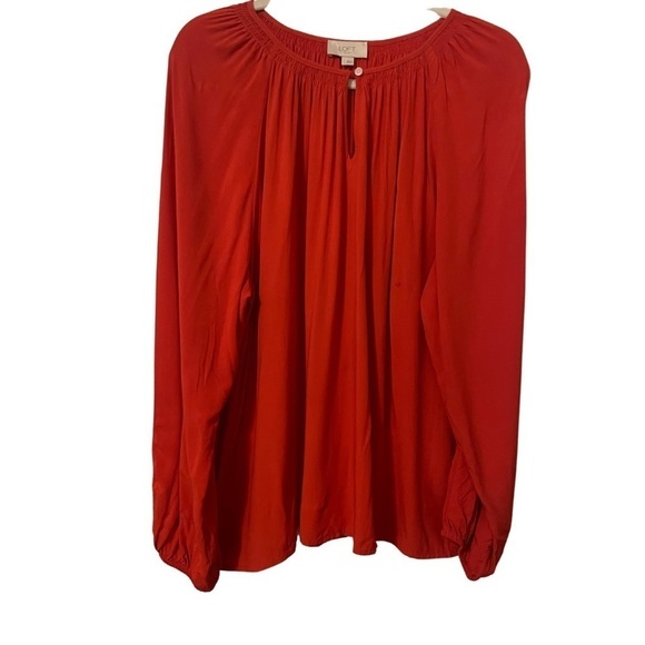 LOFT Tops - 𝅺loft Outlet Women’s Long Sleeve Blouse Size Large